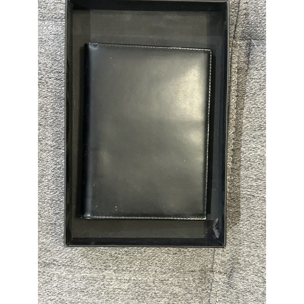Jos A. Bank Men's Black Leather Wallet NIB - Picture 3 of 4